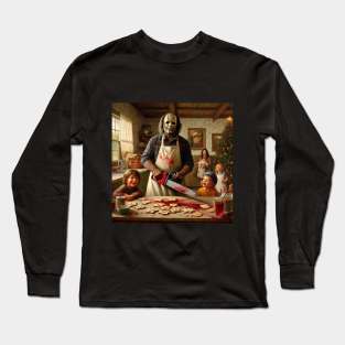 Christmas Horror Design 8/10 Long Sleeve T-Shirt